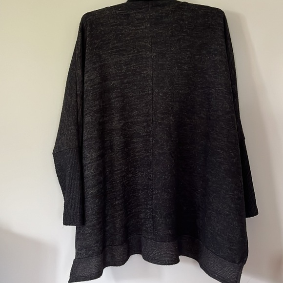 CHERISH dark grey turtle neck bat wing sleeved pull over. - Picture 4 of 6